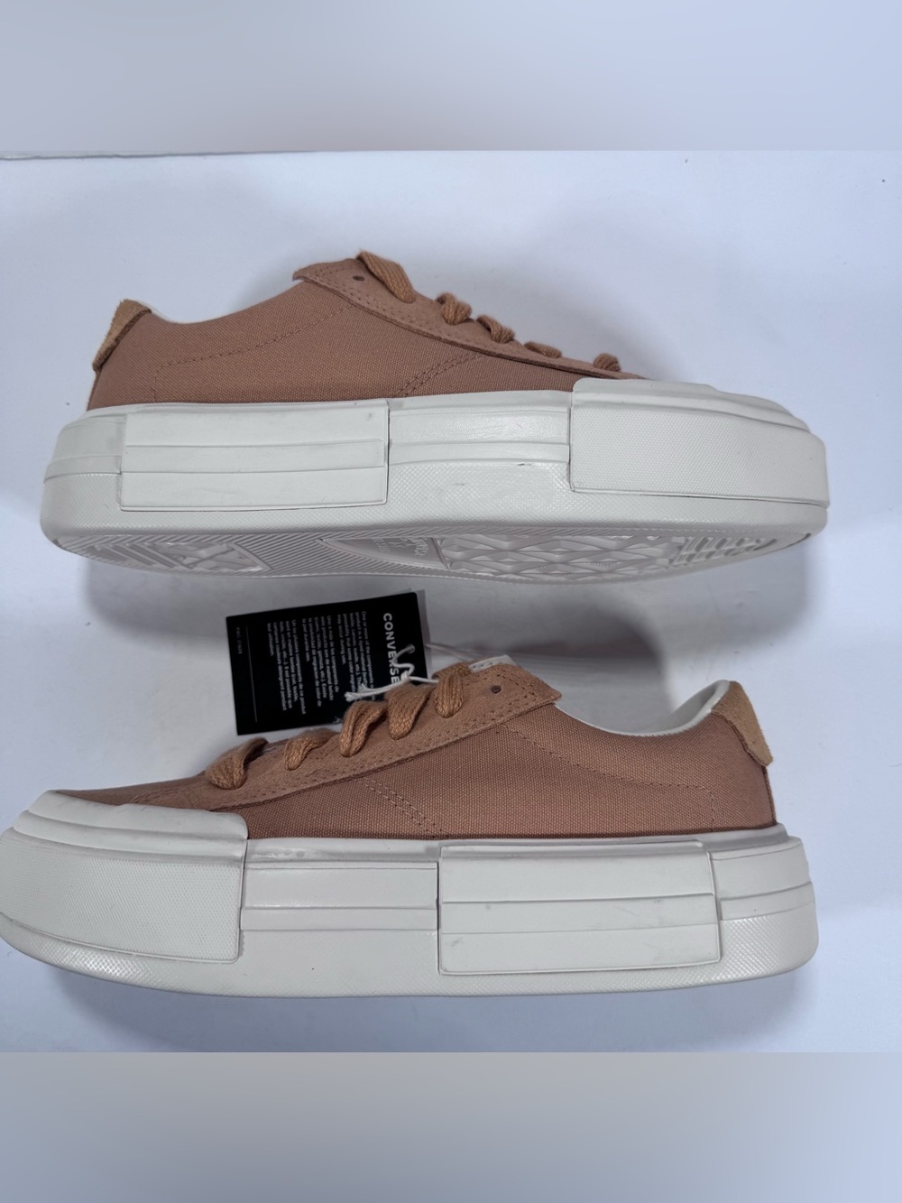 Converse CTAS Cruise Chunky Platform Sneakers Sandy Shore Egret Women Size 9 - Picture 7 of 10